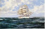 Dennis Miller Bunker Seascape, boats, ships and warships. 09 oil painting